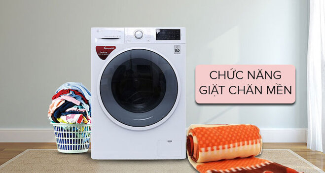 máy giặt LG 9kg có giặt được chăn không