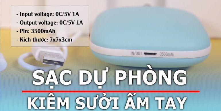 Đặc điểm nổi bật của máy sưởi ấm cầm tay