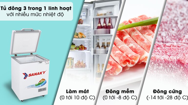 Là loại tủ 3 trong 1 đáp ứng tất cả các nhu cầu lưu trữ