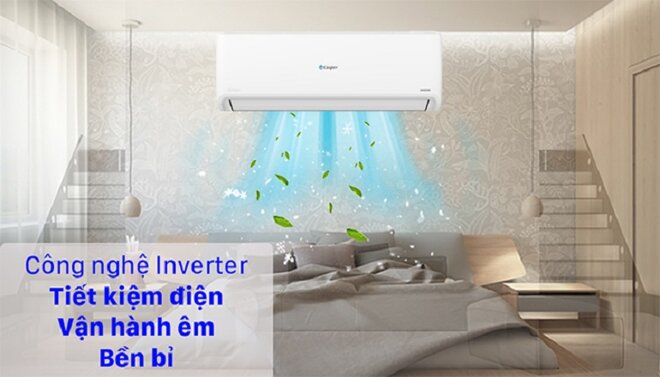 điều hòa Casper 18000 BTU 2 chiều Inverter GH-18IS33 gas R-32