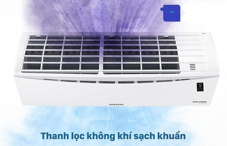 Máy lạnh Samsung Inverter giúp không khí trong sạch nhờ kết hợp 3 bộ lọc bụi bẩn