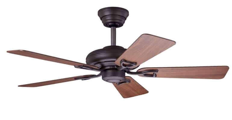 Quạt trần Hunter đều có thiết kế 5 cánh mang đến sự hiện đại và sang trọng cho không gian lắp đặt quạt trần Hunter