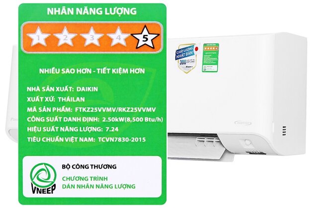 TOP 6 điều hòa Daikin inverter SIÊU tiết kiệm điện cho phòng dưới 30m2