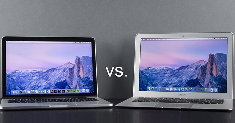  Nên dùng Macbook Air hay Pro nào để sử dụng hiệu quả?