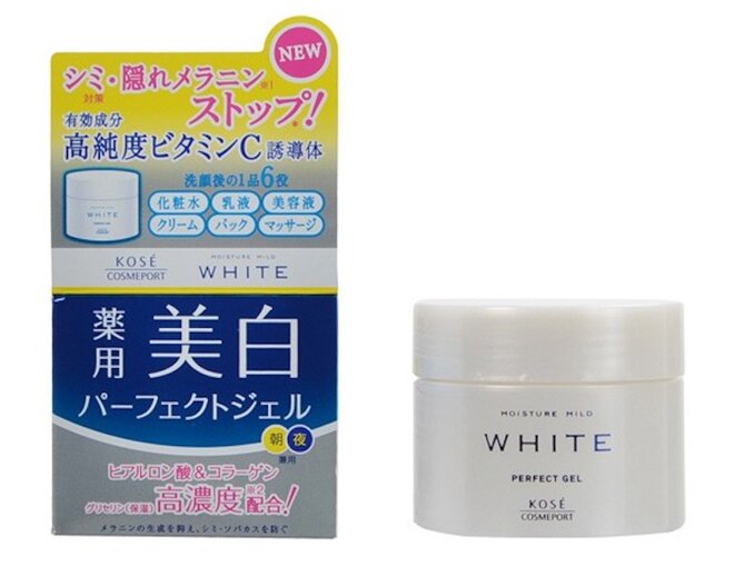 Kem dưỡng da Kose White 6 in 1 Moisture Mild Perfect