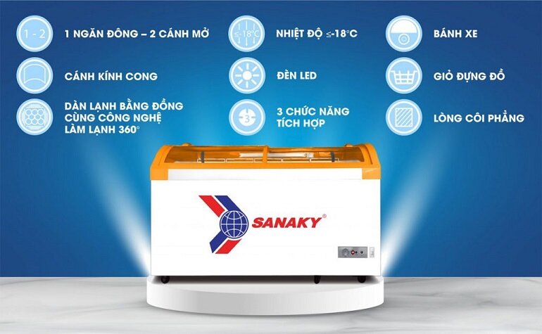 Tủ đông Sanaky VH-899KA -500 lít