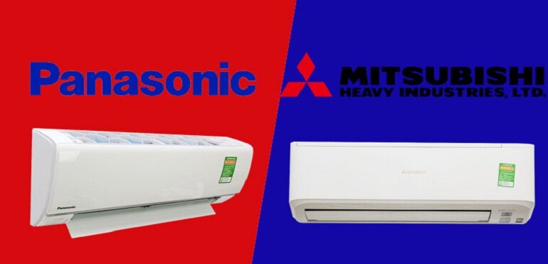 Máy lạnh Mitsubishi và Panasonic 