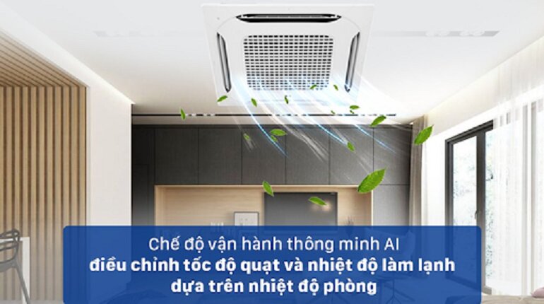 Top 3 điều hòa âm trần 18000BTU tô điểm cho không gian phòng khách dưới 30m2 