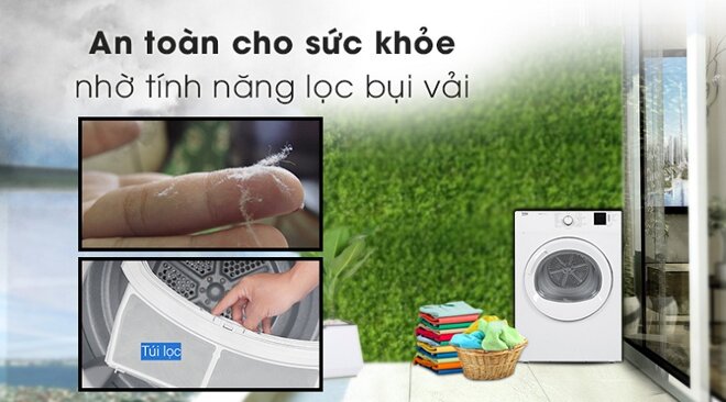 Máy sấy Beko DA8112RX0W - 8kg