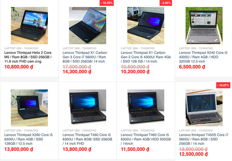 Thegioiso365 - đơn vị chuyên cung cấp sản phẩm laptop cũ uy tín hàng đầu Hà Nội