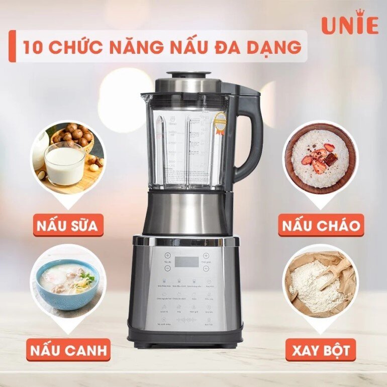 Máy làm sữa hạt Unie V8S đa dạng chức năng