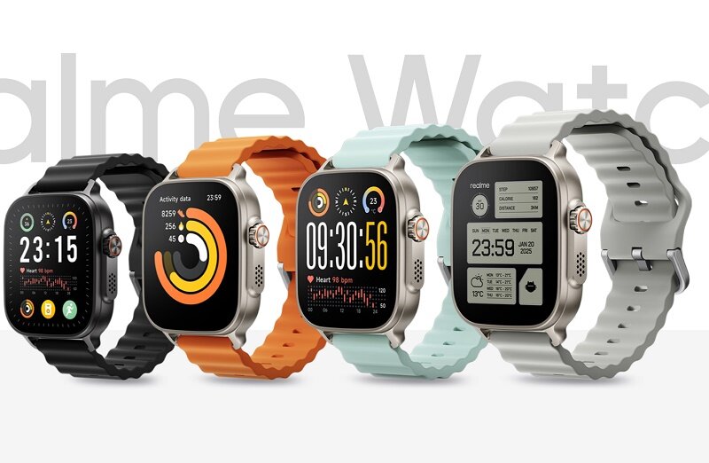 Đồng hồ thông minh realme Watch 5 giá 1.5 triệu, pin trâu tới 14 ngày
