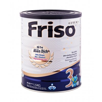 Sữa bột Friso 3 - hộp 1500g (dành cho trẻ từ 1 - 3 tuổi)