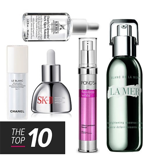 The Top 10: Whitening Serums + Spot Treatments