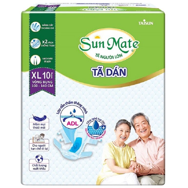 Review tã bỉm dành cho người lớn Sunmate có nguồn gốc xuất xứ từ đâu, có tốt không?