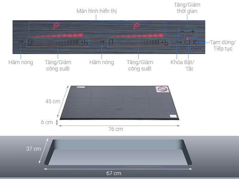 Bếp từ Chefs EH-DIH888E