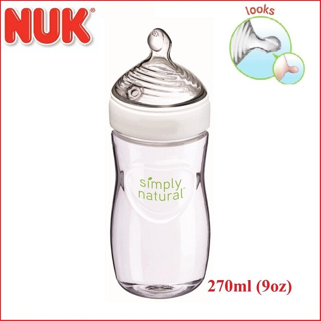 Bình sữa NUK Simply Natural 270ml