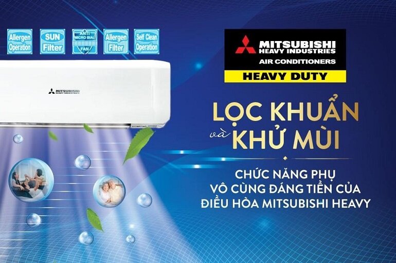 àn lạnh Multi Mitsubishi Heavy SRK60ZS-S 2.5Hp, Inverter, Gas R410A