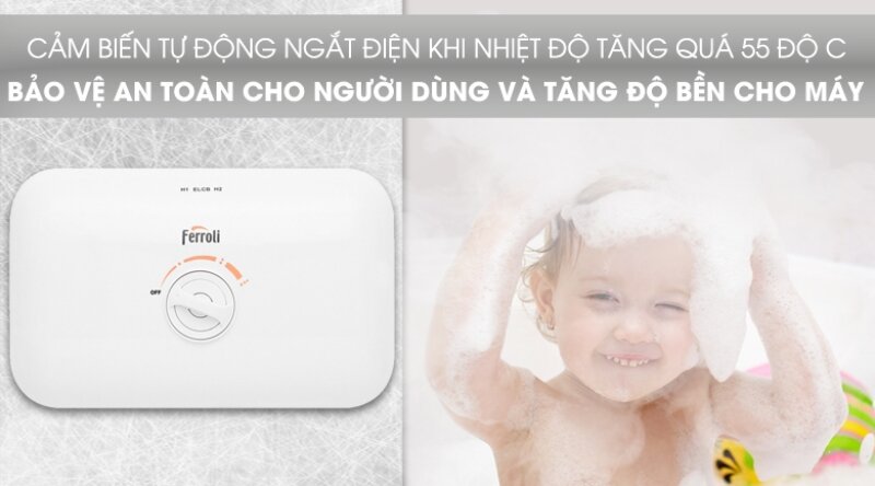 Đánh giá bình nóng lạnh trực tiếp Ferroli Rita FS-4.5TE: 1,2 triệu có thực sự 'kỳ diệu'?