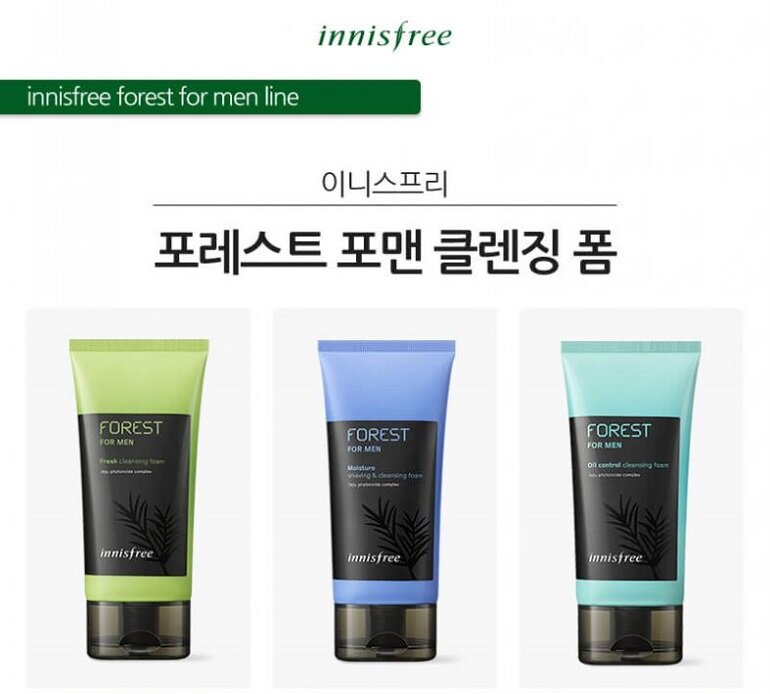 Sữa rửa mặt cho nam Innisfree