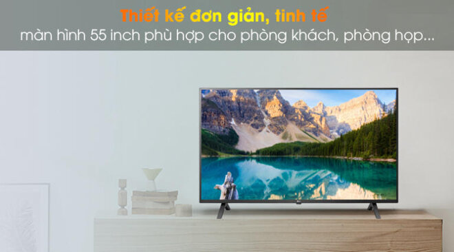 Thiết kế tinh giản, phù hợp với mọi không gian trưng bày