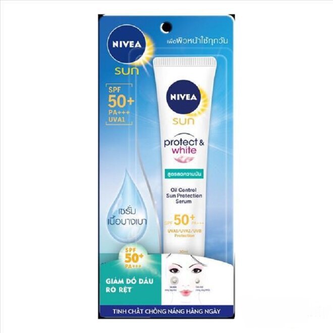 Kem chống nắng Nivea Oil Control Sun protection Serum