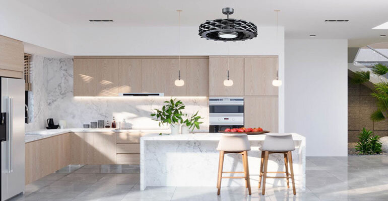 Mặc dù giá cao nhưng Benny Firenze được thiết kế nhiều tính năng thông minh, hiện đại quạt trần không cánh Benny Firenze