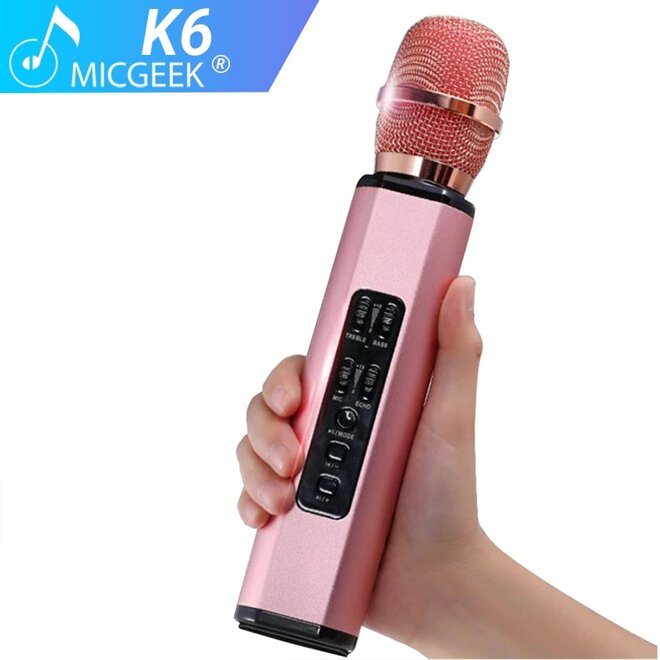 Micro bluetooth hát kara trên điện thoại Tuxun K6 với màu sắc mới lạ 