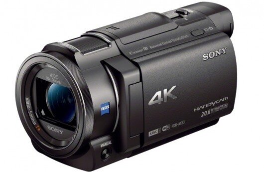 Sony's 4K-shooting FDR-AX33 Handycam 