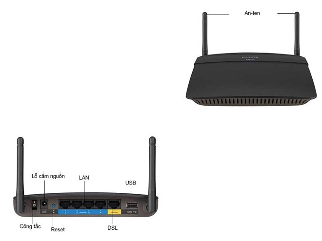 Router Wifi Linksys E1700 