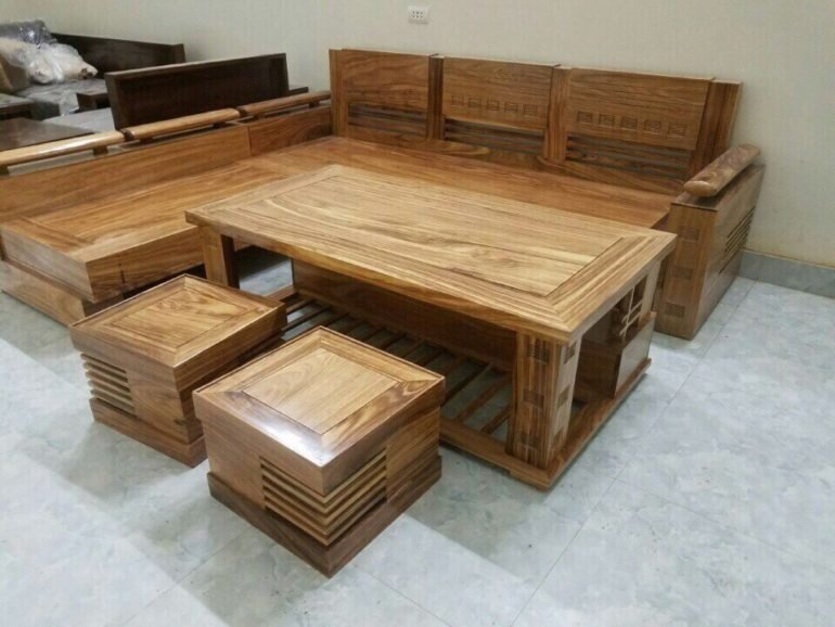bàn ghế gỗ hương 
