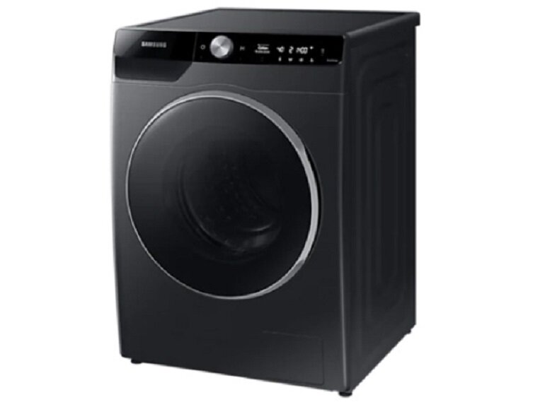 Máy giặt sấy Samsung AI Inverter 10kg có màu đen trung tính, tối giản