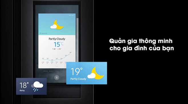 Tủ lạnh Samsung có màn hình cảm ứng