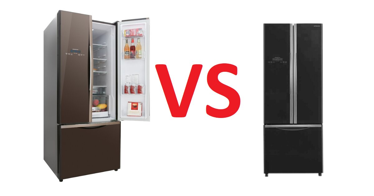 Điểm khác nhau giữa tủ lạnh 3 cánh 405 Lít Hitachi R-WB475PGV2 (GBK) và Hitachi R-WB545PGV2 (GBW) là gì?
