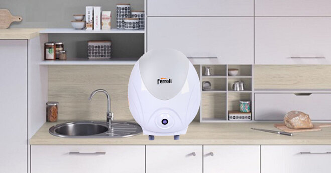 Bình nóng lạnh mini Ferroli 5 lít chuyên dụng cho nhà bếp