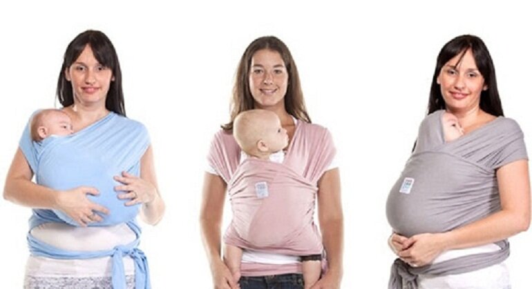 Đai địu em bé sơ sinh dạng bọc gói được sử dụng nhiều nhất