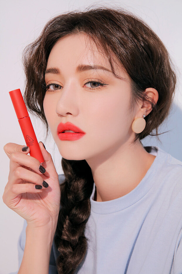 Bảng màu son kem 3CE Velvet Lip Tint