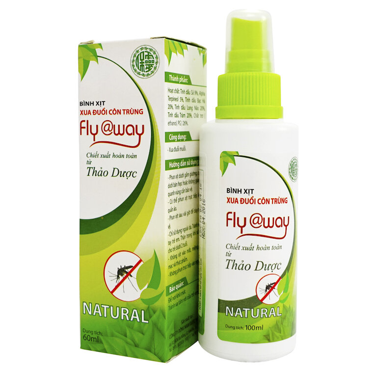 Bình xịt xua đuổi côn trùng Fly@way Bảo Nhiên