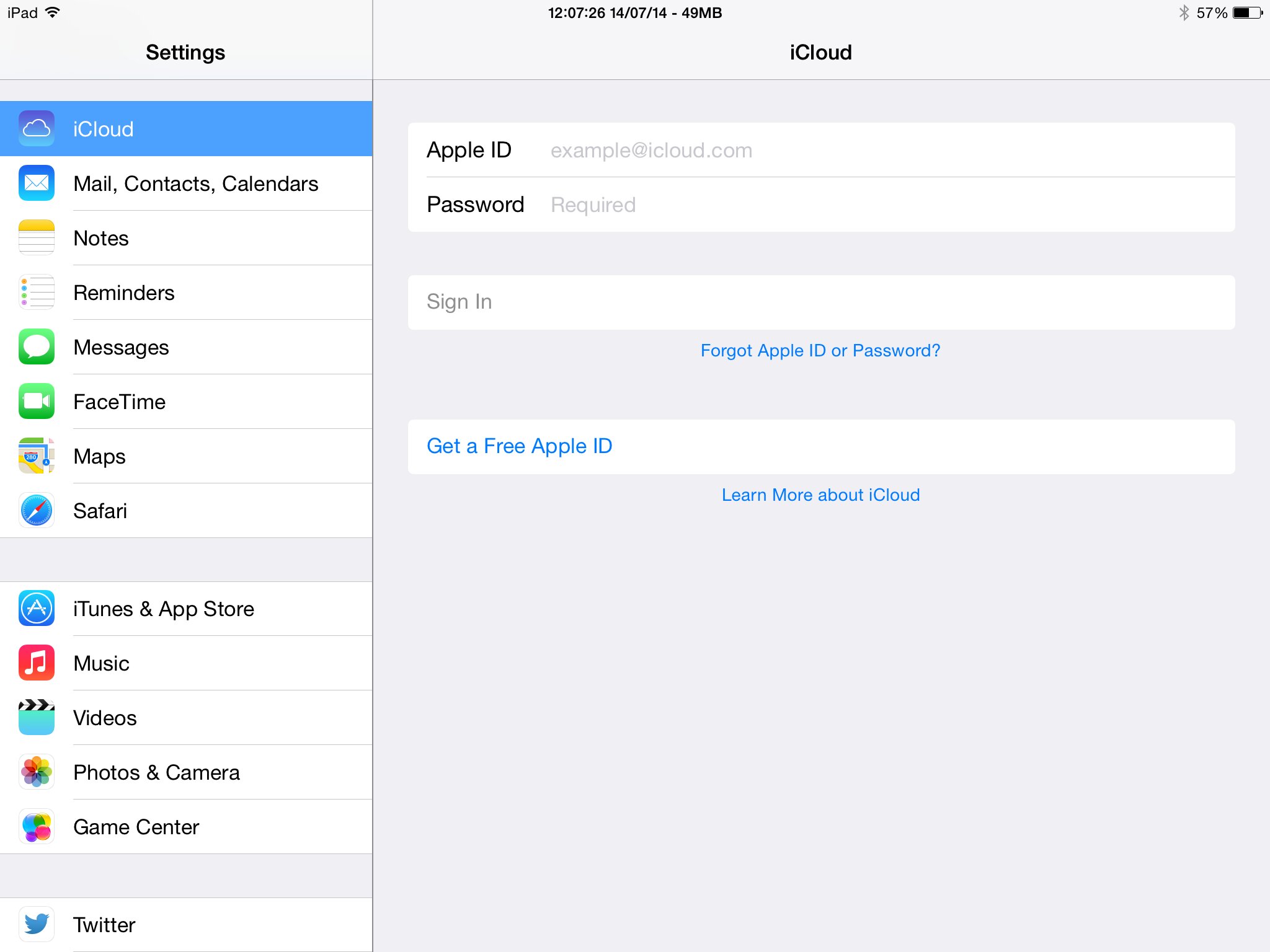 Cách tạo tài khoản iCloud cho người dùng lần đầu