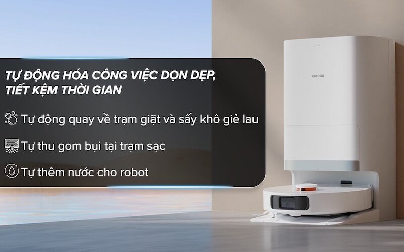 Xiaomi X20+ siêu phẩm hút bụi lau nhà, tự động và hiệu quả, giải phóng đôi tay cho bạn