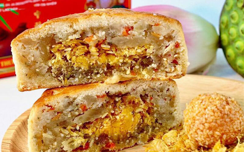 Bánh trung thu nướng thập cẩm Bảo Phương