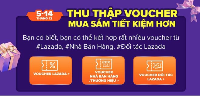 Thu thập Voucher mua sắm tiết kiệm hơn