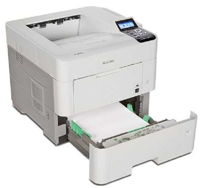 Khay giấy của máy in Ricoh SP 5300DN.