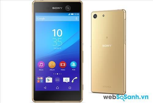 Sony Xperia nhìn bắt mắt nhờ độ dày 7.6mm kết hợp với thiết kế OmniBalance