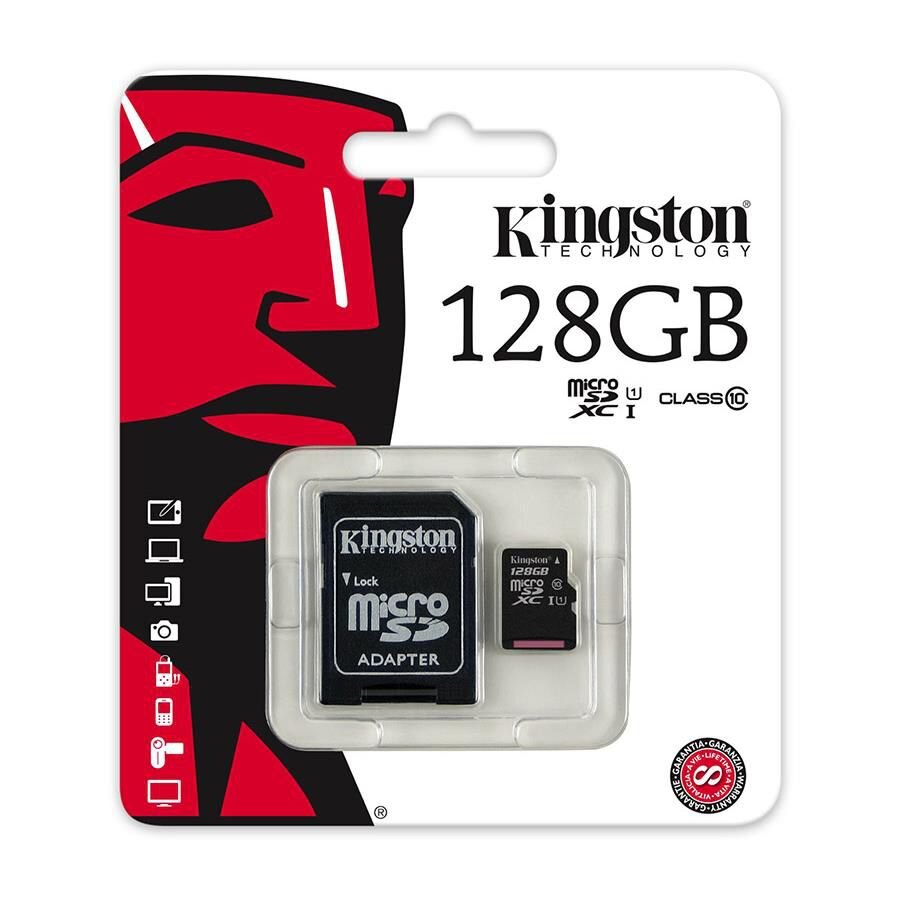 Thẻ nhớ 128Gb Kingston micro SDHC Class 10 UHS-I