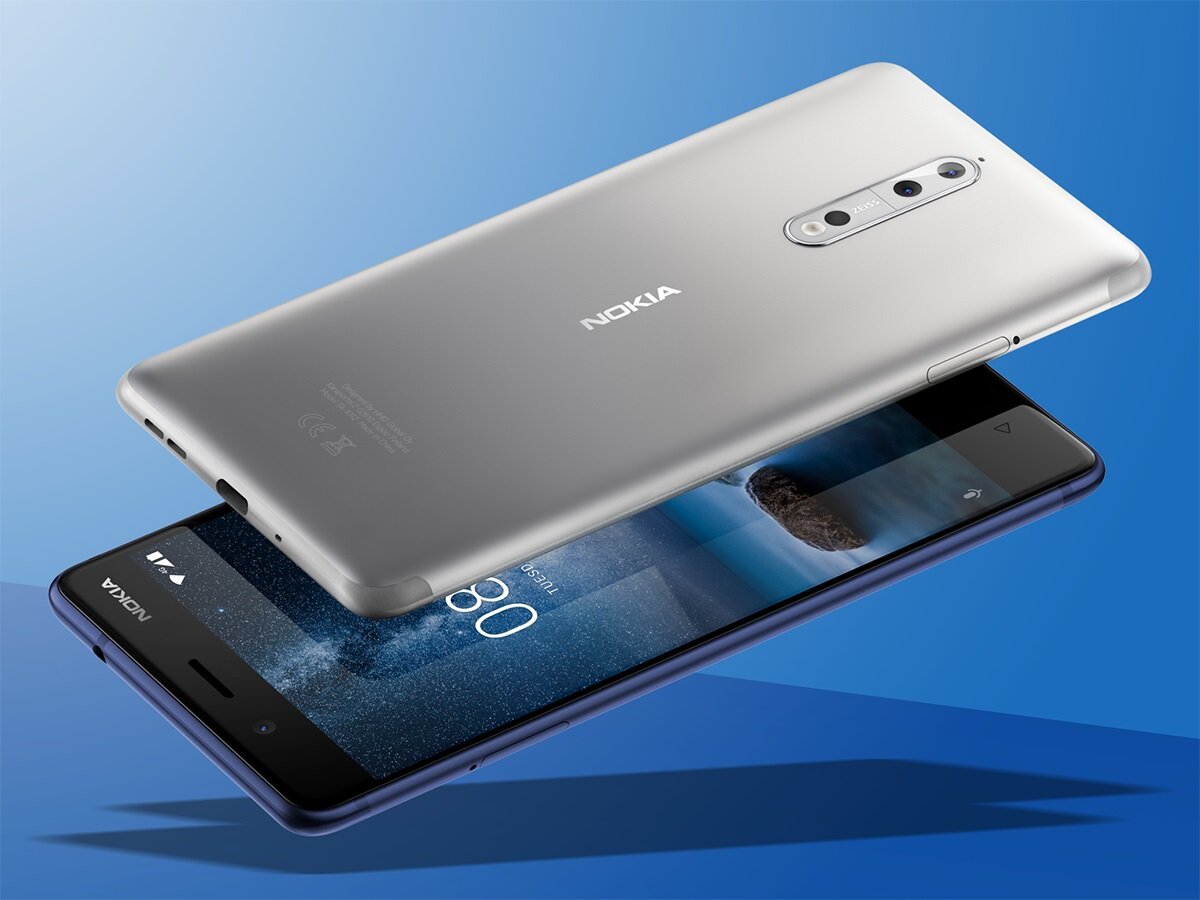 Smartphone Nokia 8 có thiết kế bắt mắt 