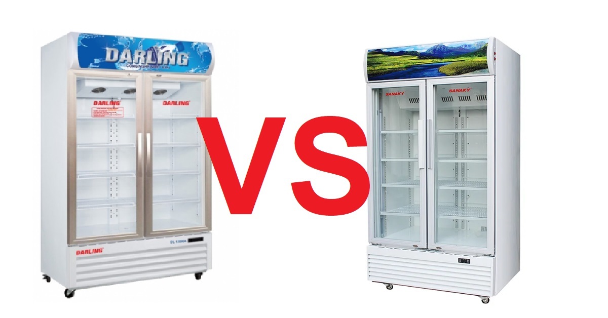 So sánh tủ mát Sanaky và Darling: nên chọn mua tủ mát nào tốt hơn?