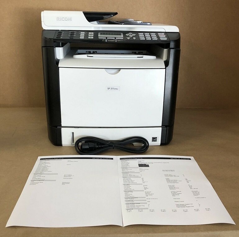Chất lượng đầu ra của máy in laser Ricoh SP 311SFNw