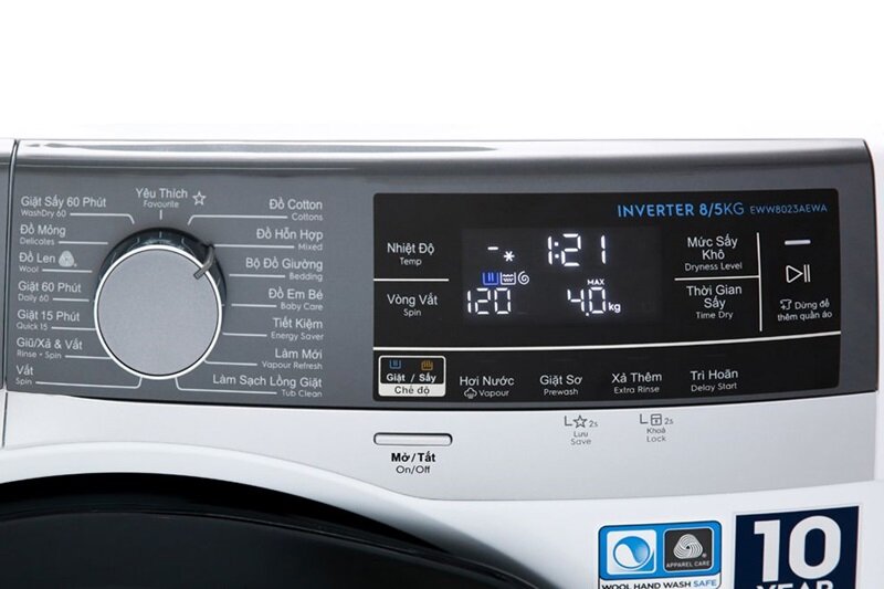 Đánh giá máy giặt sấy Electrolux 8kg EWW8023AEWA: Chất lượng rất tốt, giá bán hợp lý