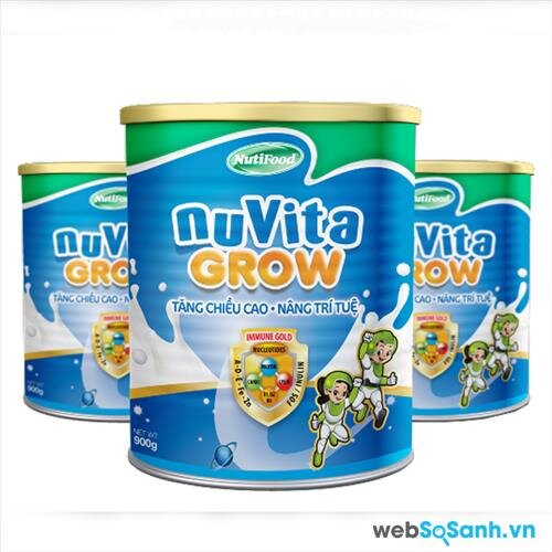 Sữa bột Nutifood NuVita Grow 